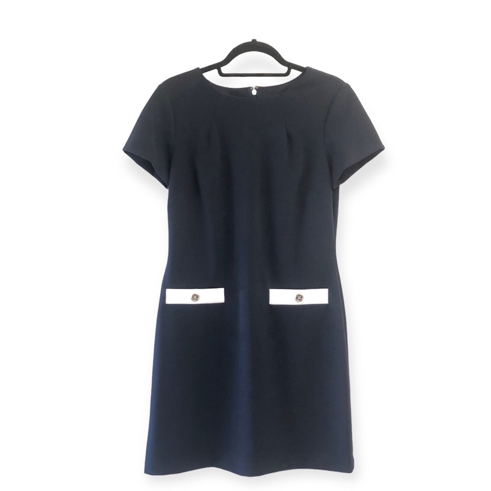 Tommy Hilfiger Classic Sheath Dress, Cute Professional Dress Size Six Stretchy